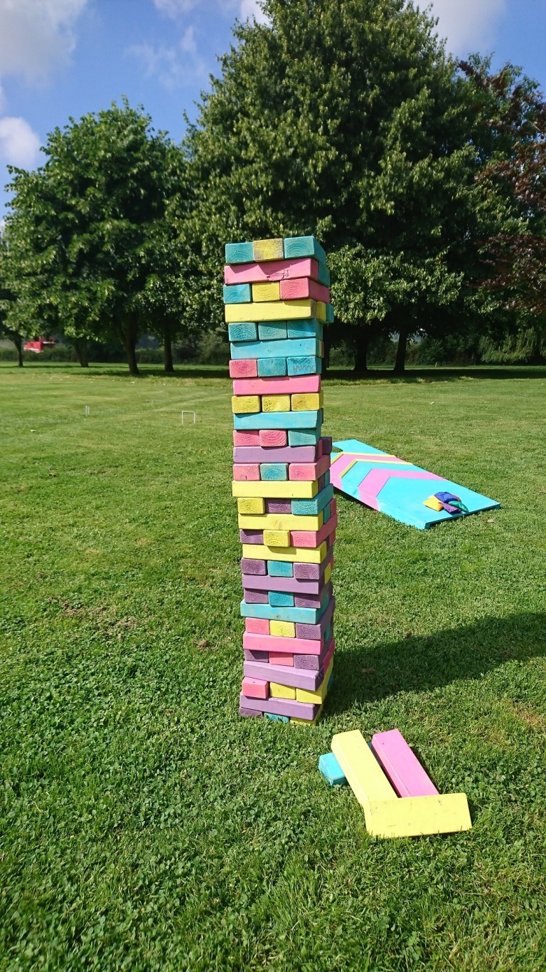 GIANT Outdoor Jenga 3 Block Lizard Events Ltd