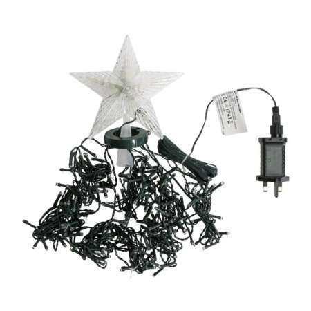 Tree Topper with Cascading Vertical Lights