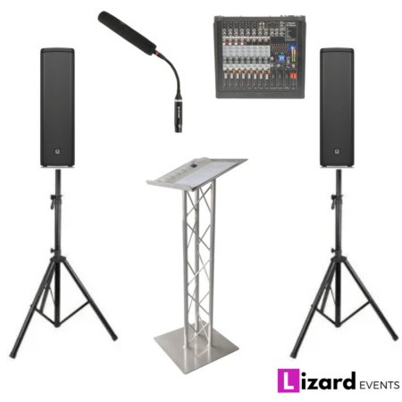 Conference PA System with Lectern and 1 Microphone