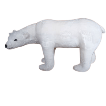 Large Fluffy Polar Bear Prop
