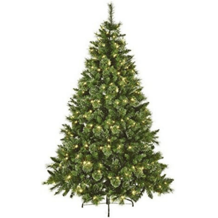 Premier 1.8m Ridgemere Pine Pre Lit Artificial Christmas Tree With Dew Drop Tips