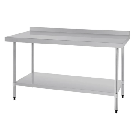 100cm Stainless Steel Prep Table with Upstand